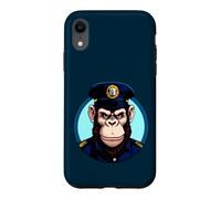 Carcasa para iPhone XR Mono de policía