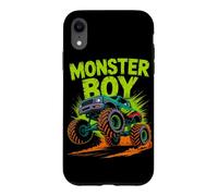 Carcasa para iPhone XR Monster Truck Boy Family Crew Brother Kids Cumpleaños a Juego