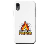 Carcasa para iPhone XR Motivación impulsada por un propósito Diseño de mentalidad de energía de Fuego
