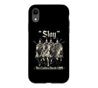 Carcasa para iPhone XR Motivo del Humor de la Horda Dorada Guerrero Jinete del