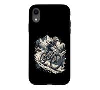 Carcasa para iPhone XR Mountain Bike Rocks Trail Montañas Ciclismo