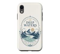 Carcasa para iPhone XR Mountain River Faith Verse Deep Waters Comfort Cita