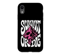 Carcasa para iPhone XR Mountaineering Summit Or Die Peak Bagger Skull Climbing