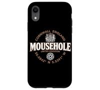 Carcasa para iPhone XR Mousehole Cornwall England Coordenadas Etiqueta 2C