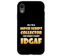 Carcasa para iPhone XR Movie Script Collector Film Memorabilia Collection TV Script