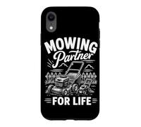 Carcasa para iPhone XR Mowing Partner For Life - Cortacésped Duo