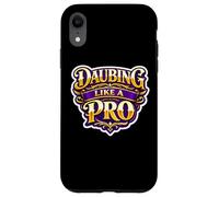 Carcasa para iPhone XR Mujer Daubing Like A Pro Funny Bingo Night Event Lover Lady