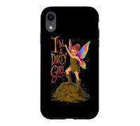 Carcasa para iPhone XR Mujer Mud Run Princess I'm a Dirty Girl Equipo Fairy Girls ATV