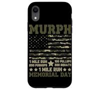 Carcasa para iPhone XR Murph 1 Mile Run 100 Pullups 200 Flexiones 300 Sentadillas 1 Milla R