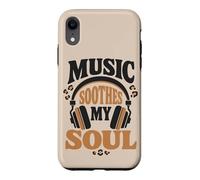 Carcasa para iPhone XR Música Calma Mi Alma Auriculares Audio Melodía Música