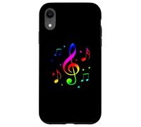 Carcasa para iPhone XR Musical Instrument Song Key Treble Clef Pentagram Notes
