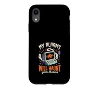 Carcasa para iPhone XR My Alarms Will Haunt Your Dreams - Camiseta Divertida de Halloween para Enfermera