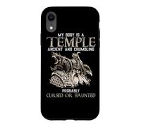 Carcasa para iPhone XR My Body Is A Temple Ancient Crumbling Probably Cursed