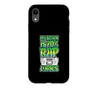 Carcasa para iPhone XR My Brain is 70 Percent Rap Letras