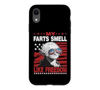 Carcasa para iPhone XR My Farts Smell Like Freedom 4th of July George Washington