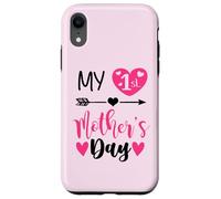 Carcasa para iPhone XR My First Mothers Day Outfit Mommy 1st Time Mom Happy Mother