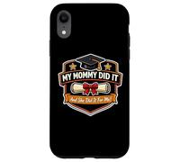 Carcasa para iPhone XR My Mommy Did It Graduated Mom Orgulloso Niño Madre
