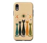Carcasa para iPhone XR Mystic Cats Celestial Eye Moon Feline