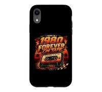 Carcasa para iPhone XR Nacido en 1980 Forever On Tape Banda Sonora Vida