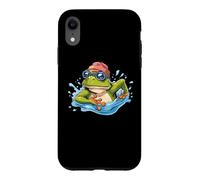 Carcasa para iPhone XR Nadador Agua Piscina Buceo Anfibio Salto Natación Rana
