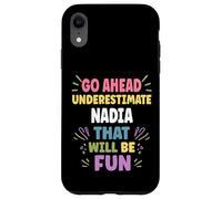 Carcasa para iPhone XR Nadia Personalized Women's Gift Custom Nadia