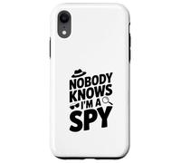 Carcasa para iPhone XR Nadie Sabe Que Soy un espía Agente Secreto Divertido Humor