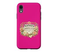 Carcasa para iPhone XR Nana's Garden Club florece con Amor Jardinería Floral