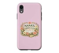 Carcasa para iPhone XR Nana's Garden Club Plantación Amor Jardinería Diaria Floral