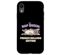 Carcasa para iPhone XR Nap Queen Bulldog Francés Edición Sleepy Dog Puppy Dueño