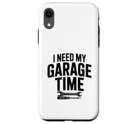 Carcasa para iPhone XR Necesito mi Tiempo de Garaje Humor mecánico Divertido