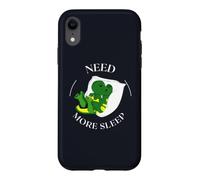 Carcasa para iPhone XR Need More Sleep Funny Tired Dragon Pijama Humor
