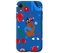 Carcasa para iPhone XR Negro Africano Rosie The Riveter Rockabilly caprichoso ww2
