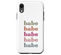 Carcasa para iPhone XR nena Hombres Mujeres Adjetivos Favoritos Divertidas Palabras atrevidas