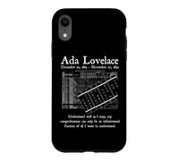 Carcasa para iPhone XR Nerd Vintage Ada Lovelace Ciencias de la Computación Profesora de Matem