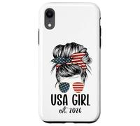 Carcasa para iPhone XR New American Woman Proud USA Girl 2026 Citizenship