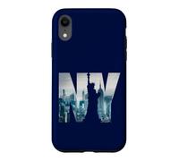 Carcasa para iPhone XR New York City Statue of Liberty NY Photo Silhouette