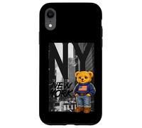 Carcasa para iPhone XR New York Teddy Bear Street Art Design - NY City Urban Bear