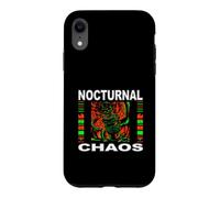 Carcasa para iPhone XR Nights Owl Gamer Nocturnal Chaos Coffee Lover