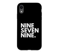 Carcasa para iPhone XR Nine Seven Nine Código de Área 979 College Station TX Texas EE.UU