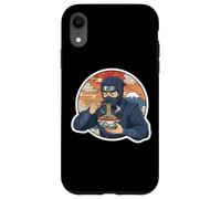 Carcasa para iPhone XR Ninja Eating Ramen Noodles Lover Traditional Japanese Art