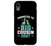 Carcasa para iPhone XR Niños ascendidos a Big Cousin 2027 Dinosaur New Baby Shower