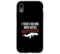 Carcasa para iPhone XR No confío en Nadie Que Odie a los Reptiles, Divertido Propietario de un geco Leopardo