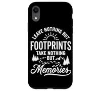 Carcasa para iPhone XR No Dejes Nada más Que Huellas Senderismo Senderismo al Aire Libre Caminata