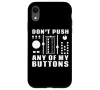 Carcasa para iPhone XR No Empuje Ninguno de mis Botones - Funny DJ