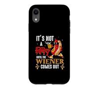 Carcasa para iPhone XR No es una Fiesta hasta Que salga el Perro Caliente de Comida rápida