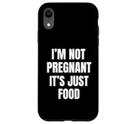 Carcasa para iPhone XR No Estoy Embarazada Es Solo Comida Humor Divertido