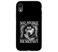 Carcasa para iPhone XR No Más Señor Buen Guy Lobo Meme Husky Humor