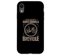 Carcasa para iPhone XR No Puedes Estar Triste Mientras montas en Bicicleta