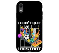 Carcasa para iPhone XR No renuncio, reinicio Divertido Amante de los Videojuegos
