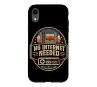 Carcasa para iPhone XR No se Necesita Internet, Simplemente presione Start Retro Gamer